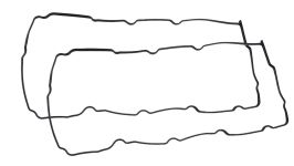 Прокладка клапанной крышки ЛЕВАЯ 2,7л. EER