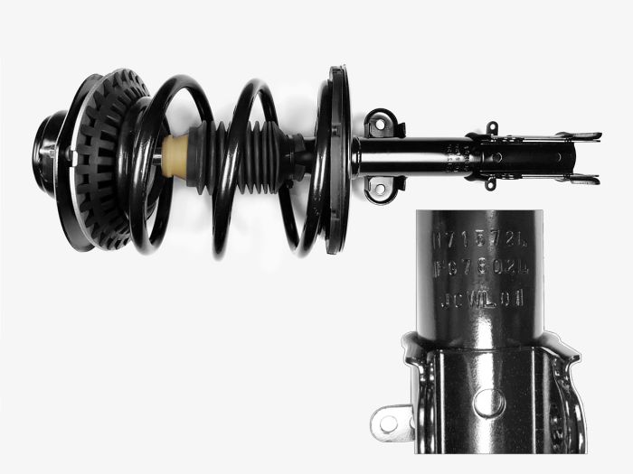 Амортизационная стойка в СБОРЕ передняя